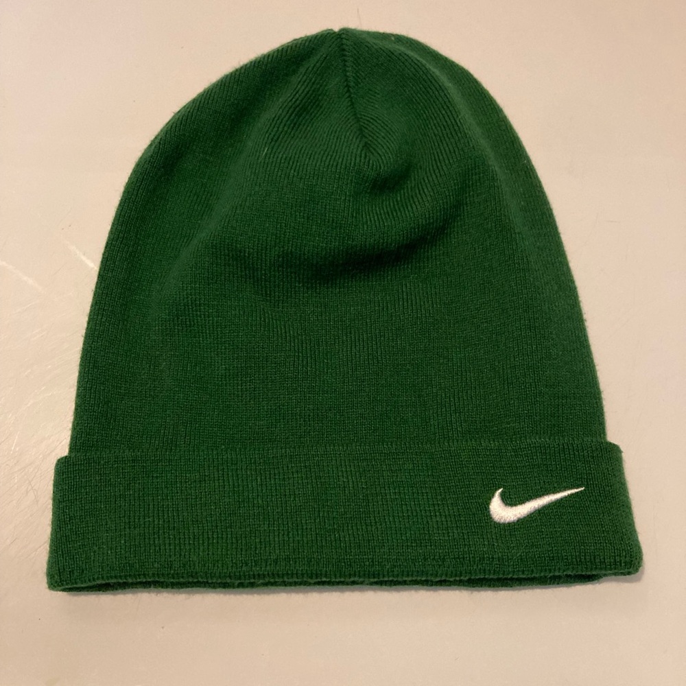 Vintage Nike Swoosh Green Beanie
